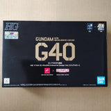 BANDAI EXPO Limited HG 1/144 RX-78-2 G40 Industrial Design Ver. Clear Color Model