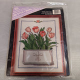 Banar Designs Counted Cross Stitch Kit With 8x10 Frame Flowers KCL91016 New Model