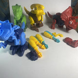 Set of 4 Take Apart Dinosaurs - Learning Toys DIY Construction Kits STEM (PARTS) Model