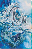 Bead embroidery kit Breaking the waves needlework kit canvas beadwork pattern Model