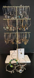 60+ CHARM WIRED BANGLE BRACELET LOT Silver Gold Tone Animals Beach Metal 2 LBS Charms