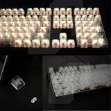 Transparent 104 keys Full Set Keycap Cherry Mx 6.25X No Engraved Key Cap ABS New Model