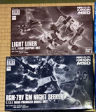 GUNDAM Light Liner & GM Night Seeker HG 1:144 SET BANDAI Model Kit Model