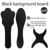 3 Pcs Foldable Dental Silicone Contraster Background Board Photography Flexible Model