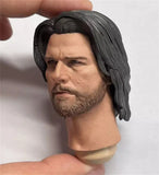 1/6 Scale Tom Cruise Movie Star Head Sculpture Carving Model F 12'' Male figure Model