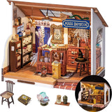 DIY Miniature House Kit Magic House, Tiny House Kit for Adult to Build, Mini Hou Model