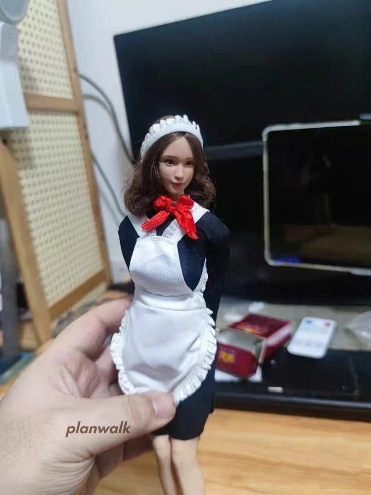 1Set Unique Female Maid Model For 1/6 12" Action Figure Costume Clothes Model