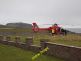 Photo 6x4 Sumburgh: Northern Lighthouse Board helicopter Grutness The hel c2013 Model