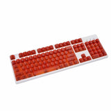 OEM Profile Translucent Keycaps 104 Key Set (Red) Model