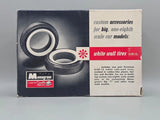 1/8 Monogram Ak207 White Wall Tires Vintage Model