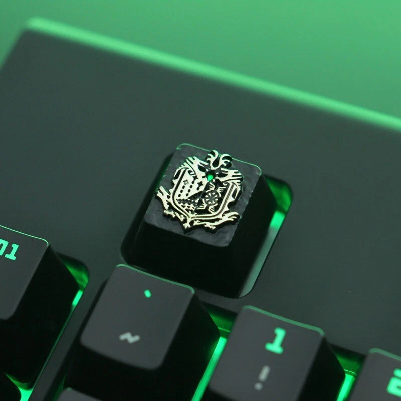 Monster Hunter Game Keycap Zinc Alloy Keycap For Cherry MX Mechanical Keyboard Model