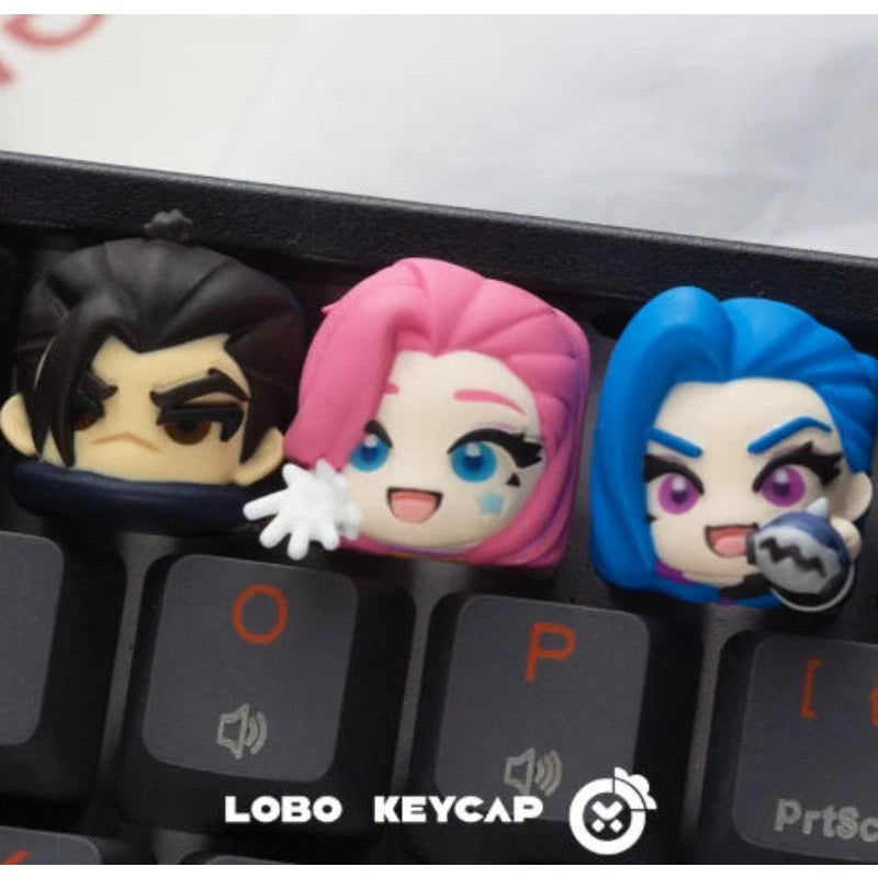 League of Legends LOL Keycaps Kaisa Key cap for Mechanical Keyboard Jinx Gift Model