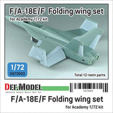 DEF Model 1/72 F/A-18E/F Super Hornet Folding wing set Resin Model Kit#DS72003 Model