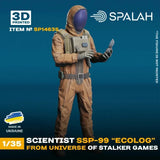 Scientist SSP-99 "Ecologist" Figure 1:35 Scale - Stalker Game 3D Printed Model Model