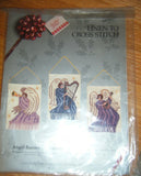 Something Special linen to cross stitch Angel Banner ornament kit NEW Model