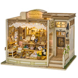 DIY Miniature House Kit, Vitrine's Tale Miniature Dollhouse Kit with Light, M... Model