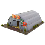 1/64 Scale Quonset Hut Photo Real Scale Building Kit Miniature Scenery HotWheels Model