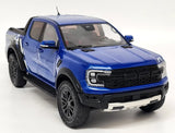 Solido 1/18 Ford Ranger Raptor Blue Lightning 2024 Diecast model car Model