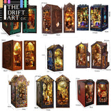 Magical DIY 3D LED Light Wooden Puzzle Book Bookend Nook Shelf Insert - Various! Model