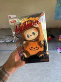Pop Mart Labubu Halloween Sitting Pumpkin Vinyl Plush Pendant Sealed NEW USA Model