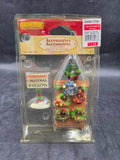 Lemax 2006 Accessories Wreath Display Set of 2 64468 Christmas Model