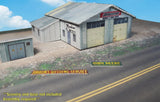 Z Scale Building - Cover Stock(paper) Pre-Cut Industrial Shed - SP5-Z Model