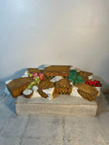 Vintage! 1995 Enesco Mary¡¯s Moo Moos Farm Crate Snow Display Stand 16"Modell