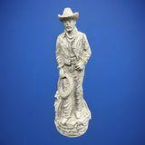 Vtg Stetson Silver Colored Syrocco Style Display Figurine 5.5inchs tall Model