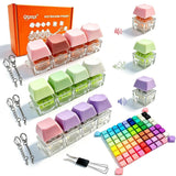 6 Pack Keyboard Fidget Toy, Clicky Creamy Silent Switches, 90 Keycaps, Adult Str Model