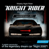DeAGOSTINI Knight Rider 2000 K.I.T.T. 1/8 Scale Model Car Parts Weekly Magazine Model