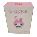 My Melody Pink Building Blocks Brick Puzzle Set Sanrio Character DIY Japan Style Model