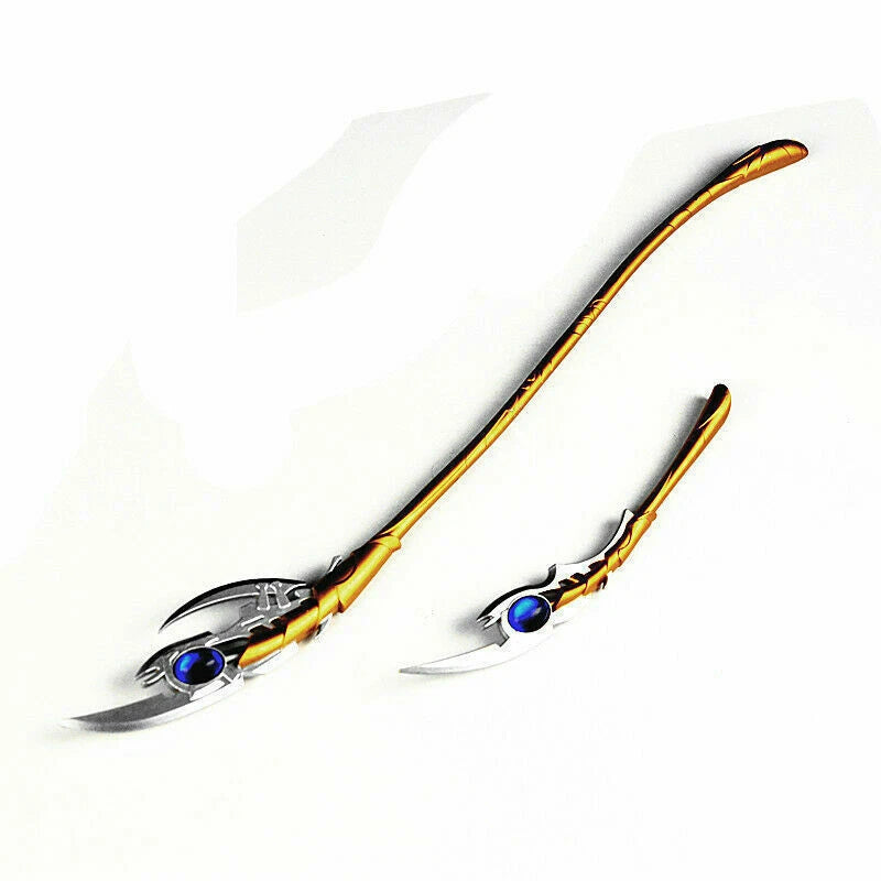 1:6 Avengers: Endgame Loki Golden Scepter Wand Cane Model Collection Toy Prop Model