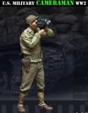 1/35 Resin Figure U.S. Military Cameraman Unassembled Unpainted Model