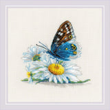 Riolis counted cross stitch kit "Fragile Beauty", 15x15cm, DIY Model