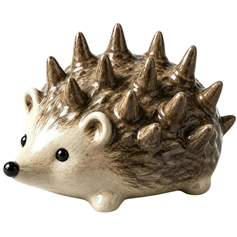 Hedgehog Ring Holder Cute Hedgehog Figurine Ring Stand Jewelry Rings Organizer Model