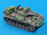 1/35 Resin WWII German Tank III Stowage Set Unpainted 542-45 Model