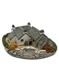 Heritage 1986 UK Stone Cottage Figurine Collectible Display Piece 6.5" Model