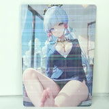 Ayaka Holo Feet Premium Waifu Card Anime Wall Art Oversized Board A5 Model