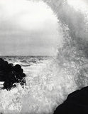 1968 Vintage LUCIEN CLERGUE Sea Wave Splash Rock Water Seascape Photo Art 12x16 Model