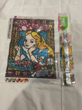 5D DIY Diamond Art Painting Embroidery Kit Art Craft Alice in Wonderland Charact Model