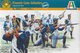 Italeri 6002 1/72 Scale Napoleonic Wars Model Kit French Line Infantry Figures Model