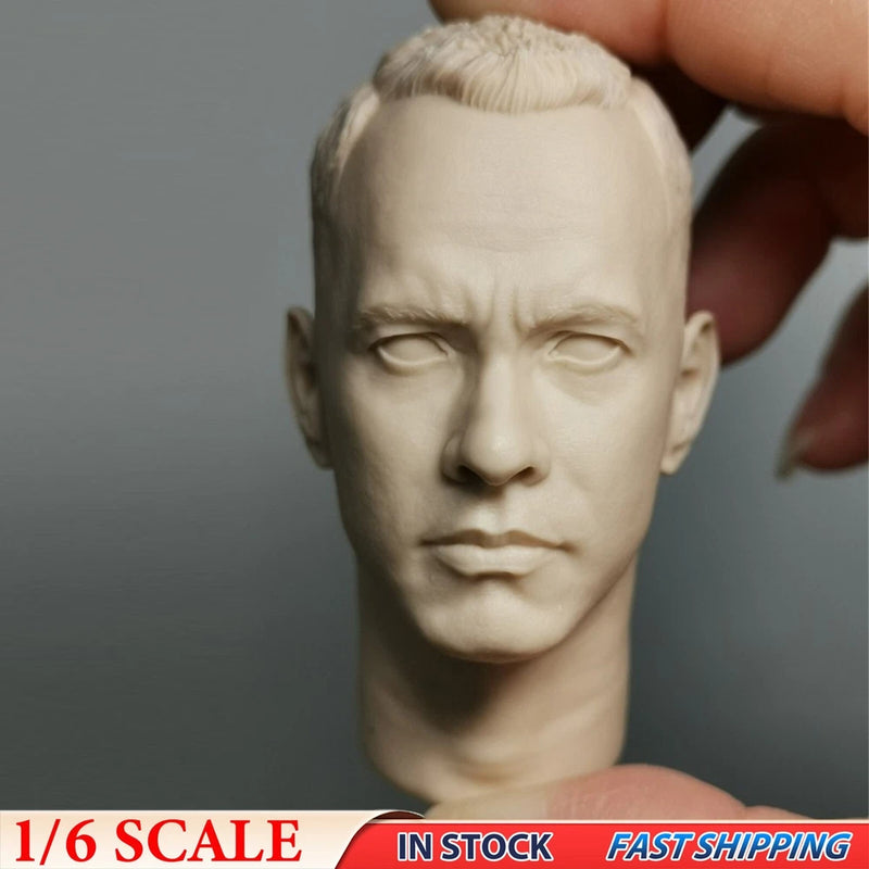 1/6 Model Tom Hanks Solider Gump Male Man Head Sculpt F 12" DIY Hot Toys Figure Model