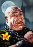 Tor Johnson / Fine Art Print / Sleeved W Backing Board / Signed By Rick Melton Model