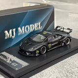MODEL-J MODEL 1/64 Huracan Diecast Car Toys Alloy Collectible Gift Black Model