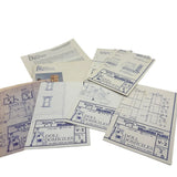 Victorian Dollhouse Blueprint Plans Second Empire Architectural Style Model