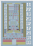 1/100 1/144 HG MG GDM Figure Hanger Base Warning Markings Water Slide Decal Model