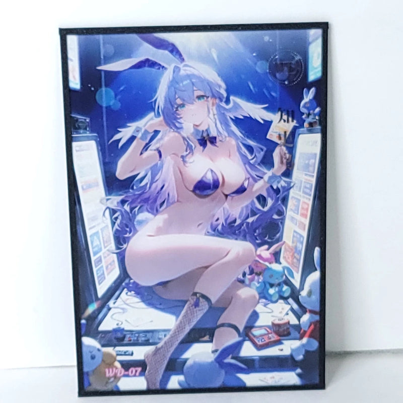 Robin Video Game Bunny Waifu Card Anime Girl Wall Art Oversized Board A5 Model