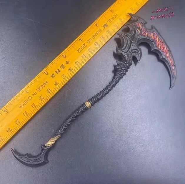 Cool  Scythe Hook Weapon Model Fit 12" Action Figure 1/6 Scale Model