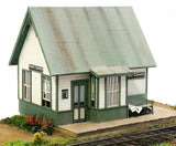 HO Scale - Donkey Corners Depot "LASER CUT WOOD KIT" BMW-2108 Model