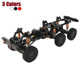 DIY Brass Metal 6x6 complete Chassis Frame Kit For 1/18 RC Crawler Traxxas TRX4M Model